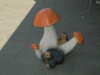 подосиновики с ежиками