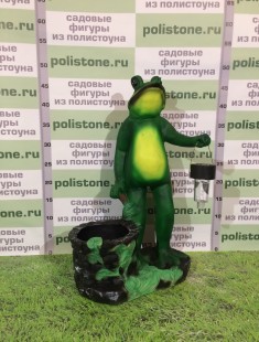 Лягушка кашпо